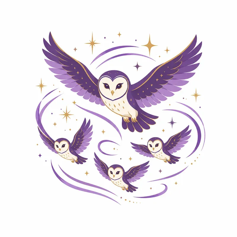 Magical Animal Family Vectors