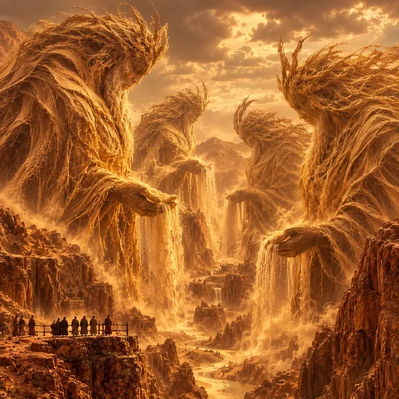 Colossal Waterfall Beings