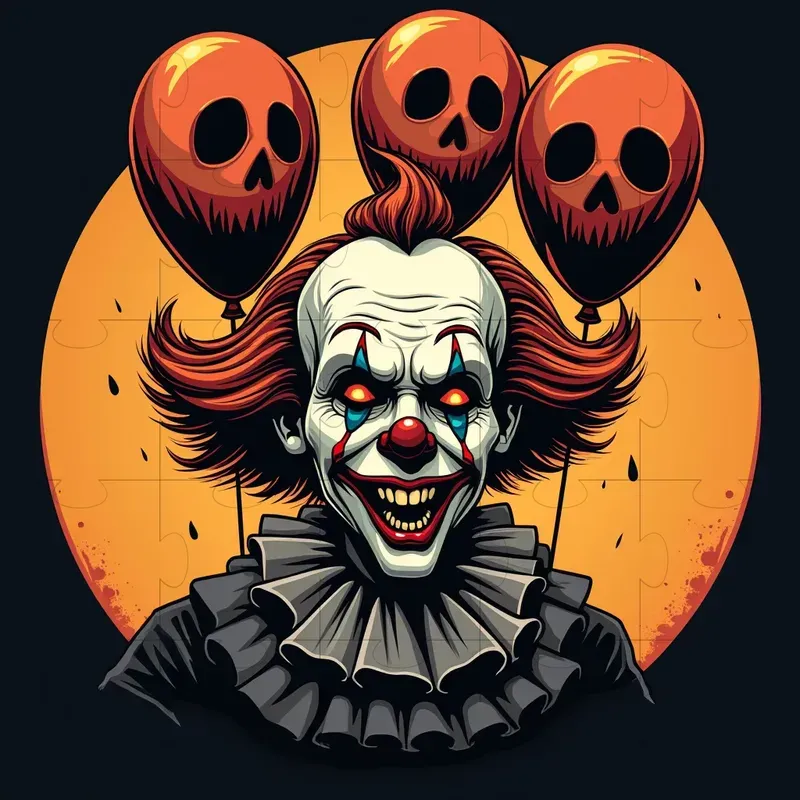 Spooky Circle Shape Tshirt Designs