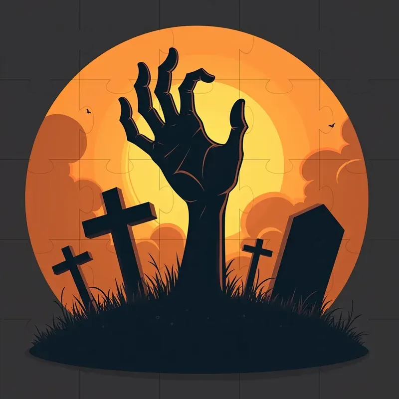 Spooky Circle Shape Tshirt Designs