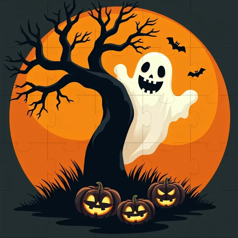 Spooky Circle Shape Tshirt Designs