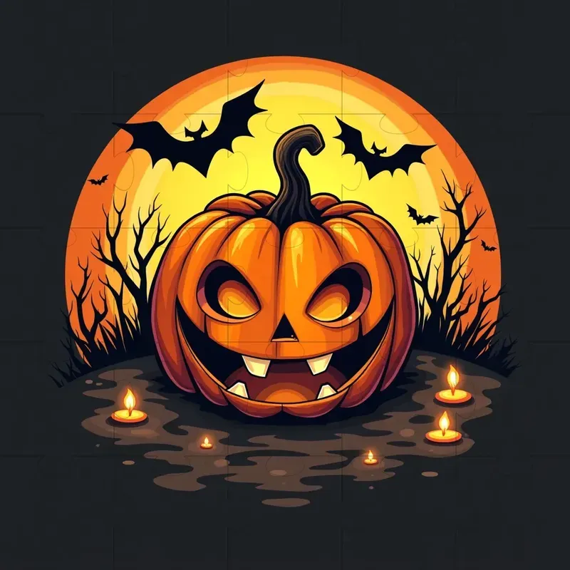 Spooky Circle Shape Tshirt Designs