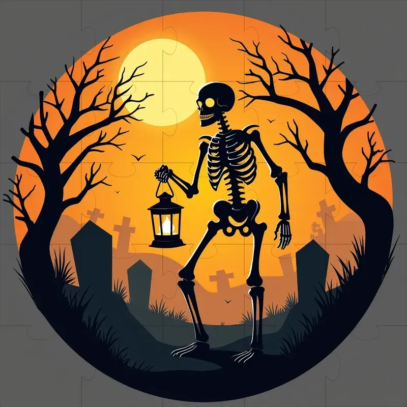 Spooky Circle Shape Tshirt Designs