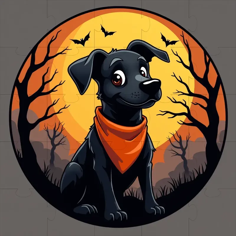 Spooky Circle Shape Tshirt Designs