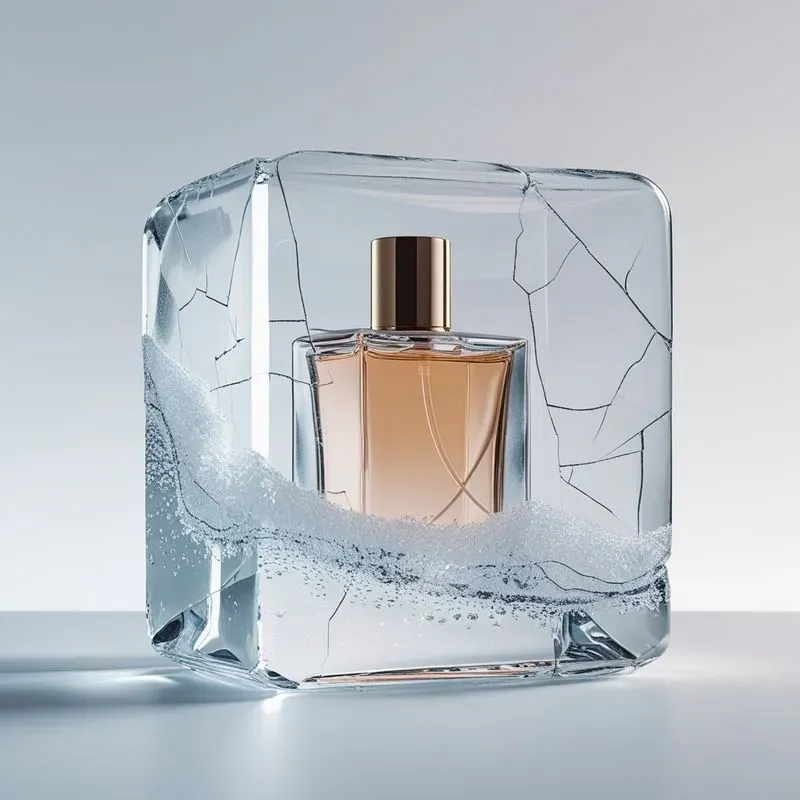 Luxury Products In Artistic Ice Cubes