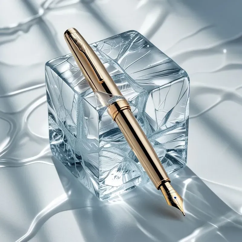 Luxury Products In Artistic Ice Cubes