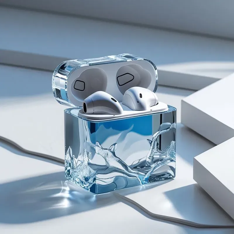 Luxury Products In Artistic Ice Cubes