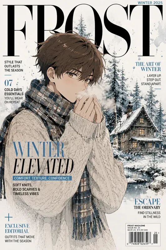 Mixed Media Anime Magazine Covers