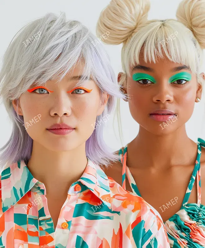 Neon Editorial Beauties