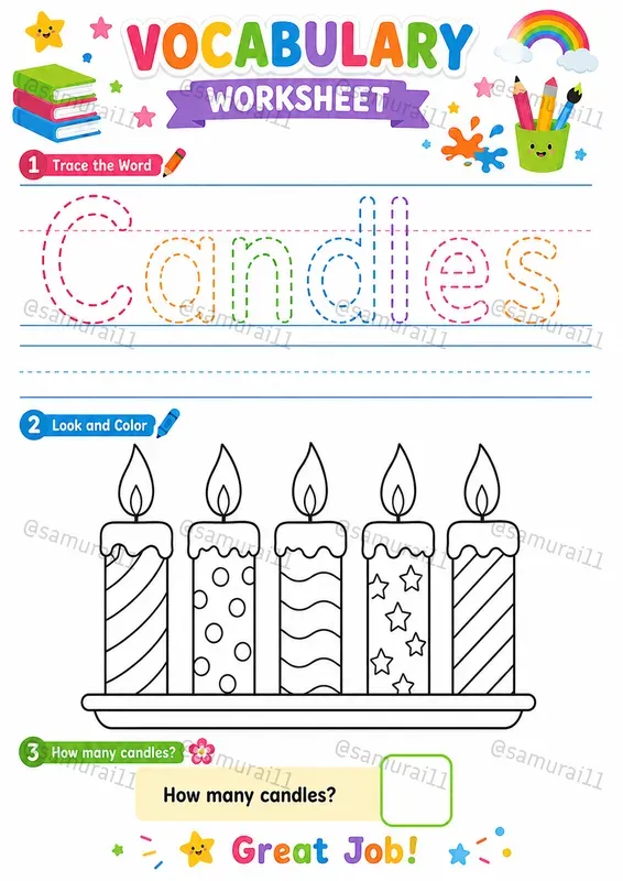 A4 Printable Vocabulary Worksheet Makers