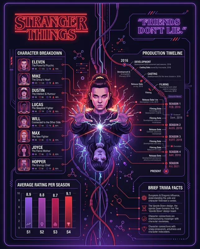 Anime Tv Infographic Posters