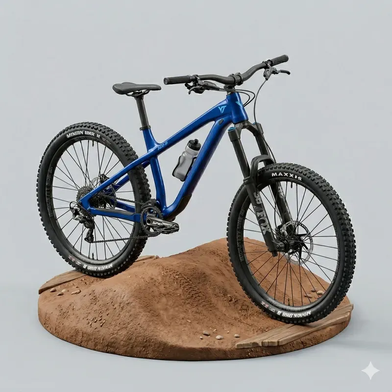 Ultradetailed 3D Isometric Mountain Bikes
