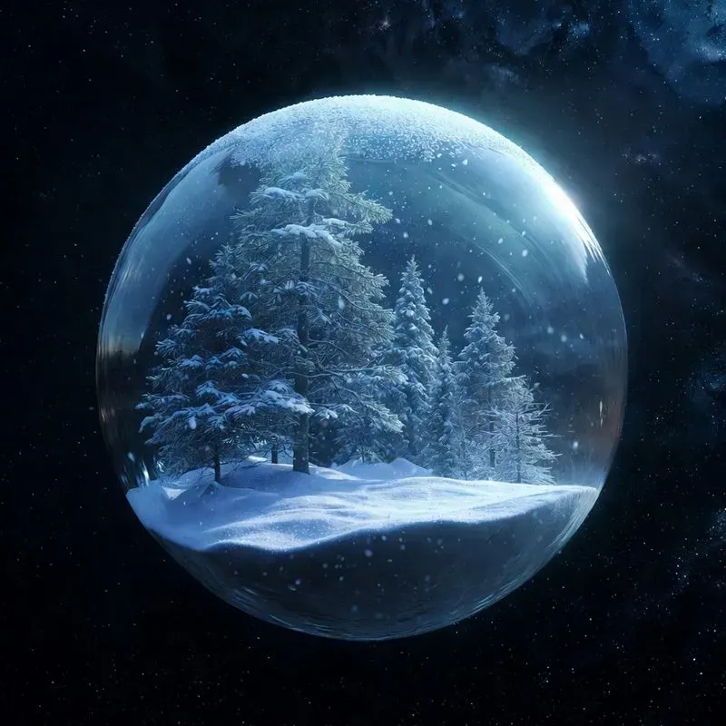 Miniature Worlds In Glass Spheres