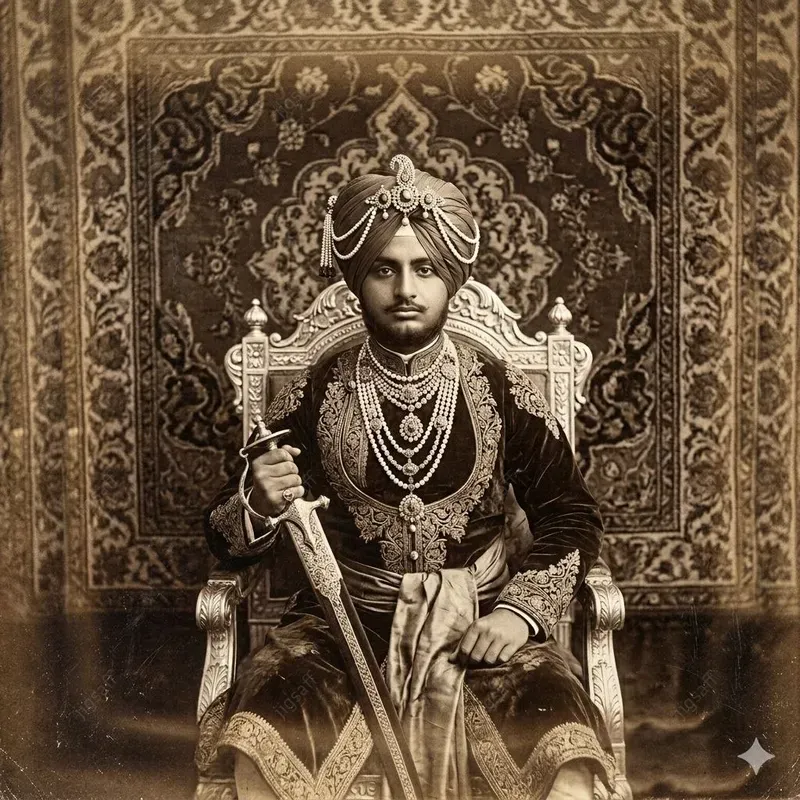 Vintage Royal Sepia Portraits