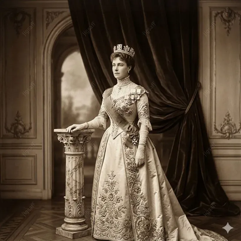 Vintage Royal Sepia Portraits