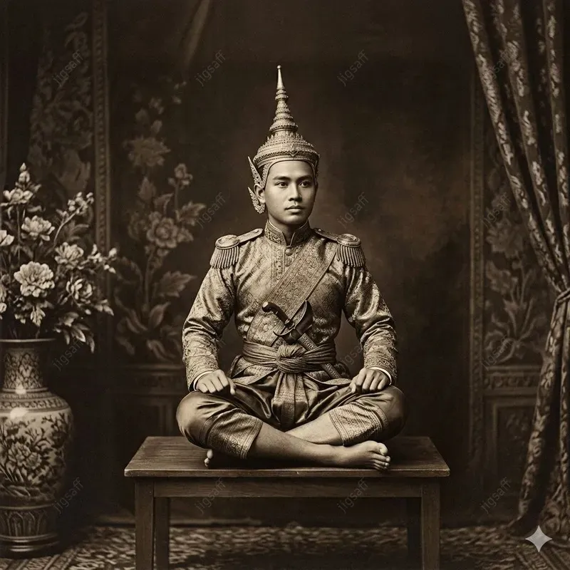 Vintage Royal Sepia Portraits