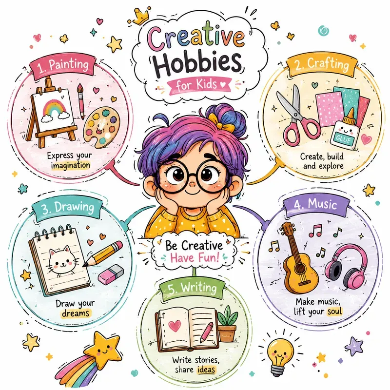 Creative Hobby Mind Map Posters
