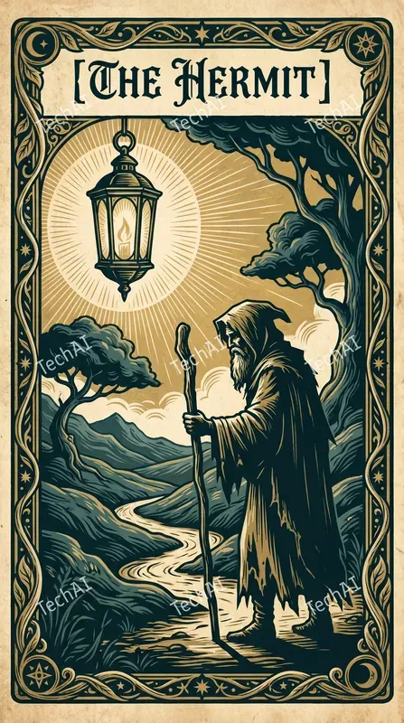 Vintage Woodcut Tarot Illustrations