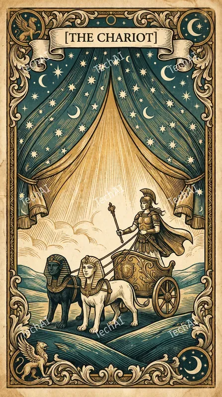 Vintage Woodcut Tarot Illustrations