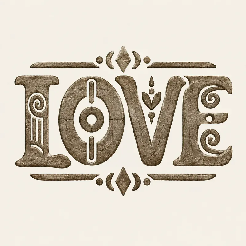 Ancient Lettering Typography Designs