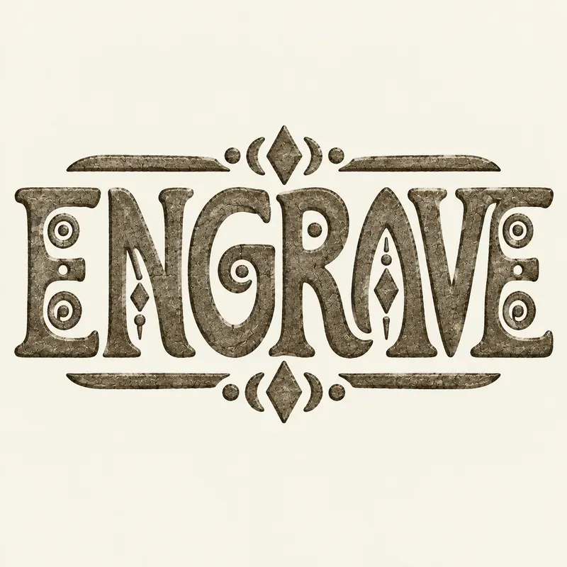 Ancient Lettering Typography Designs