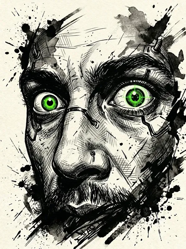 Vivid Accent Graphic Novel Portraits