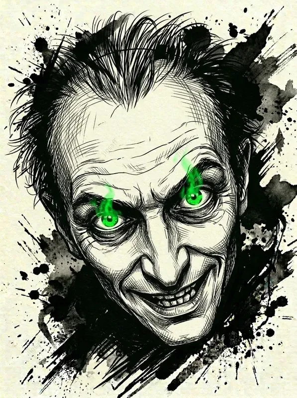 Vivid Accent Graphic Novel Portraits
