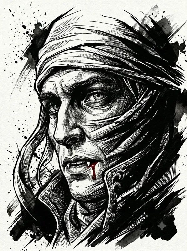 Vivid Accent Graphic Novel Portraits