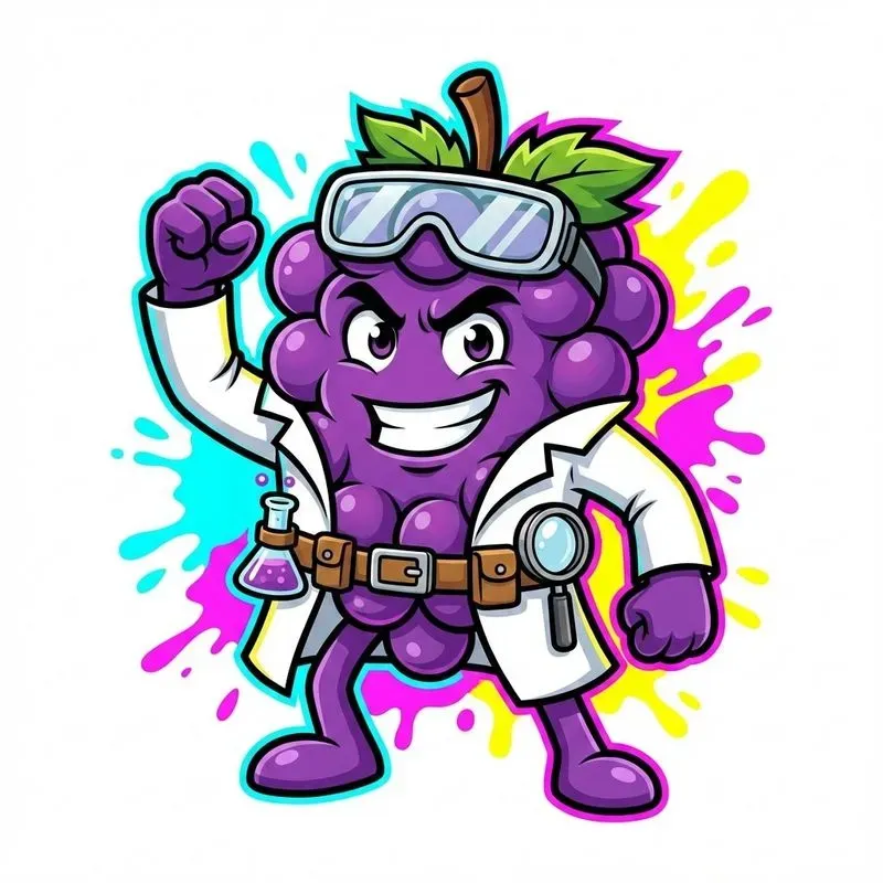 Playful Fruit Mascots In Professional