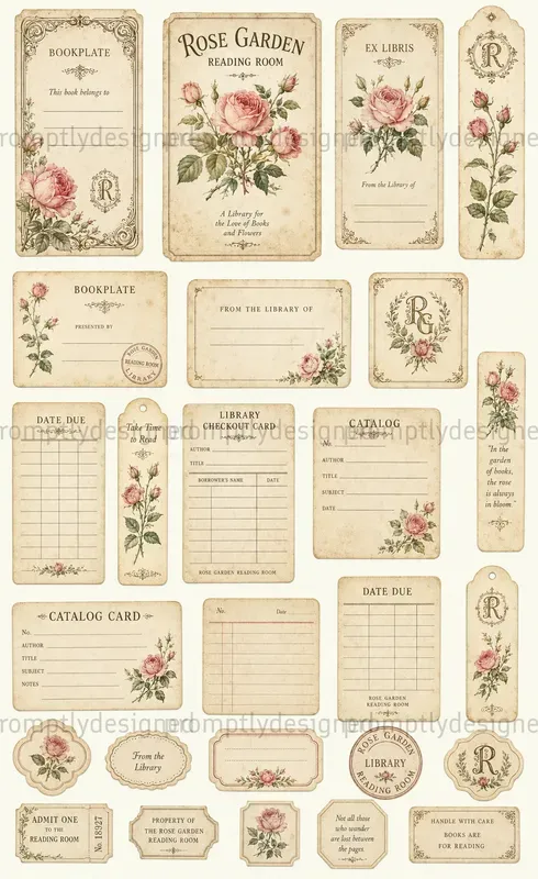 Botanical Library Ephemera