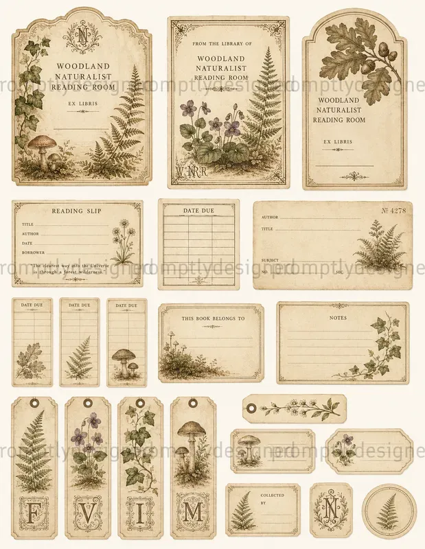 Botanical Library Ephemera