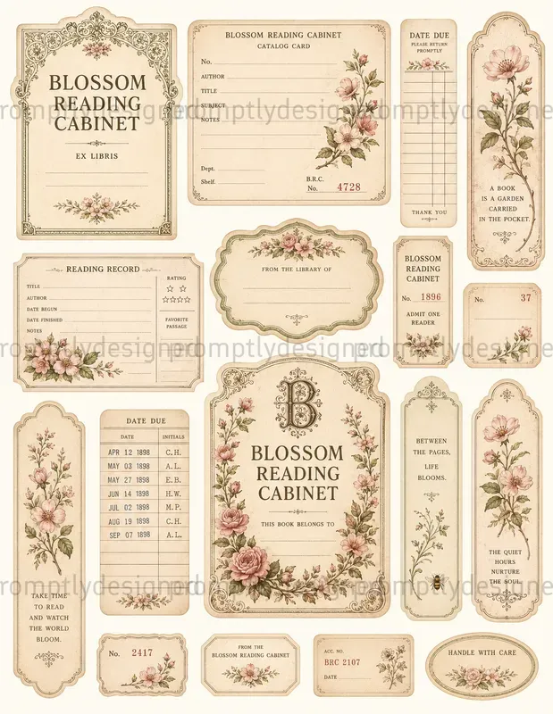 Botanical Library Ephemera