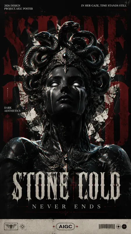 Dark Gothic Aigc Posters