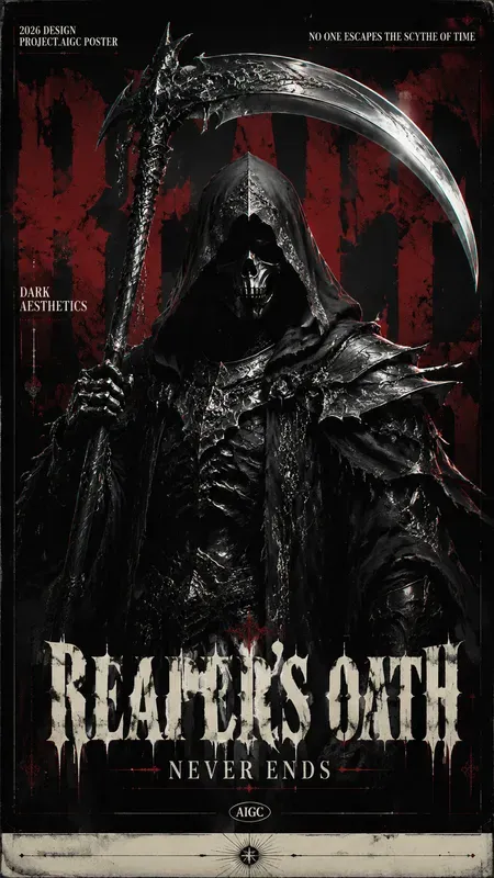 Dark Gothic Aigc Posters
