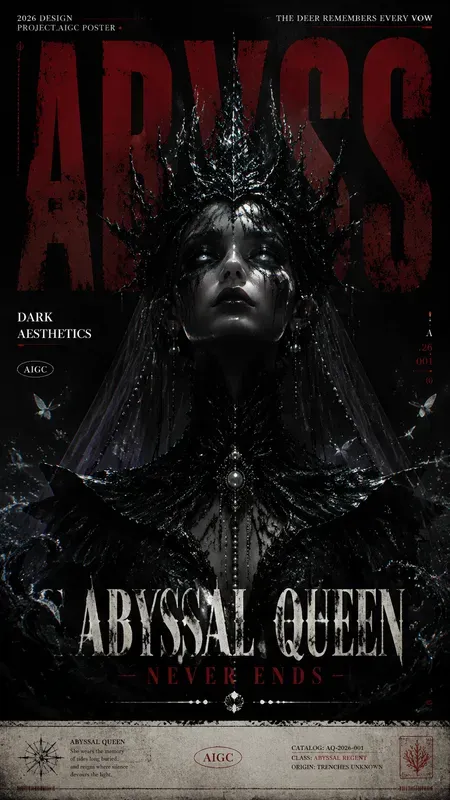 Dark Gothic Aigc Posters
