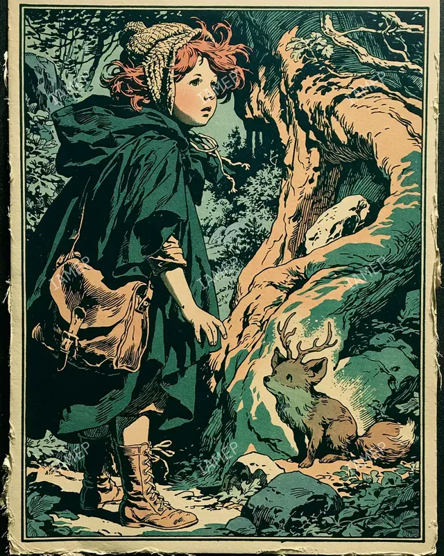 Vintage Fairytale Adventure Illustrations