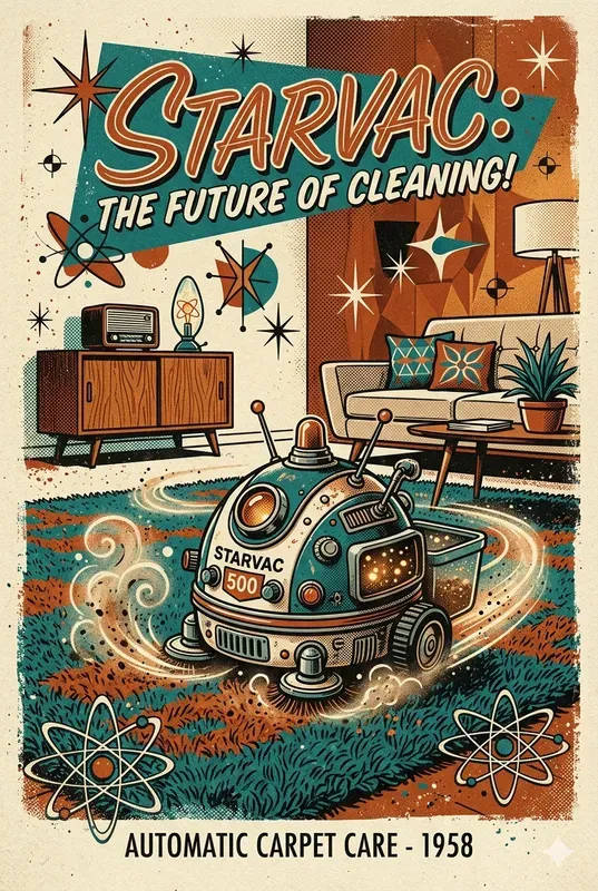 1950s Retro Robot Streetwear Masters