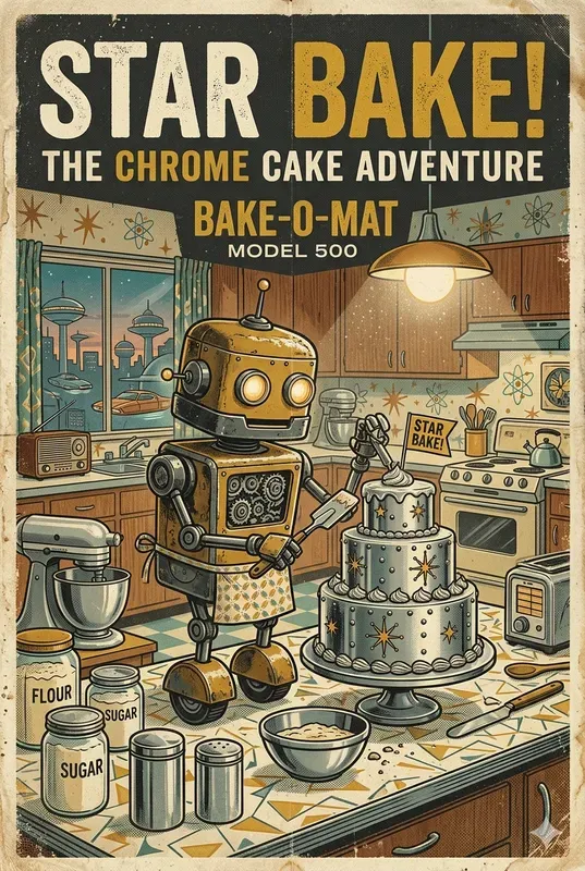 1950s Retro Robot Streetwear Masters