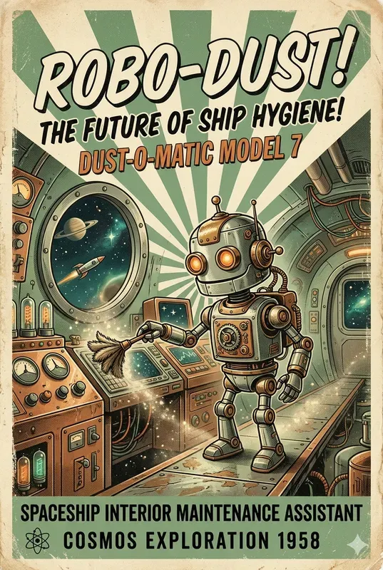 1950s Retro Robot Streetwear Masters