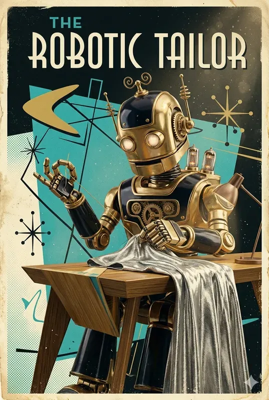 1950s Retro Robot Streetwear Masters