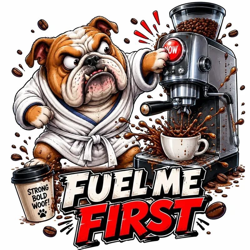 Funny Coffee Animal Cartoons