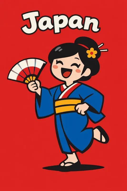 Country Cartoon Characters