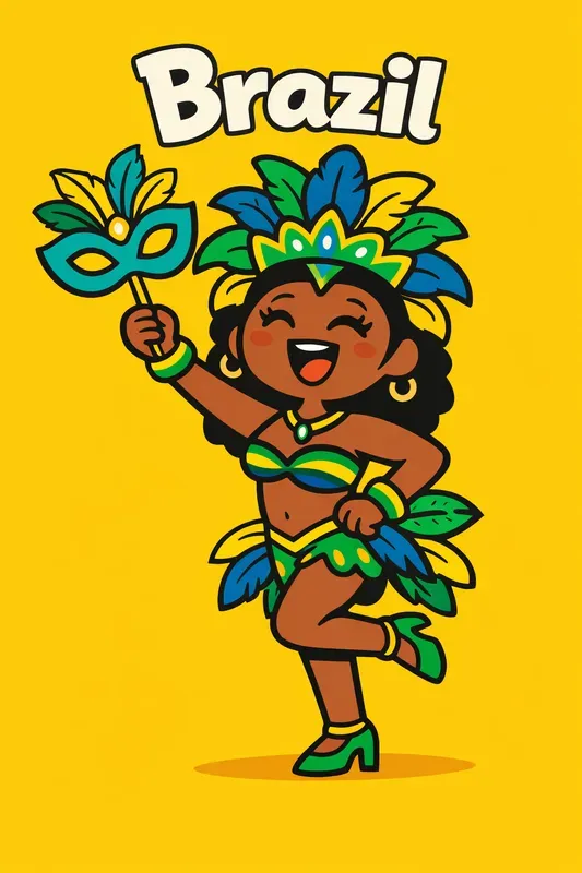 Country Cartoon Characters