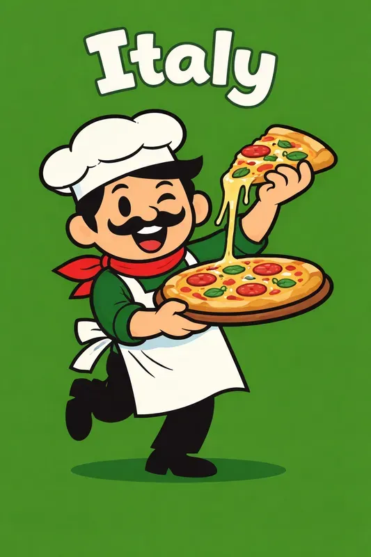 Country Cartoon Characters