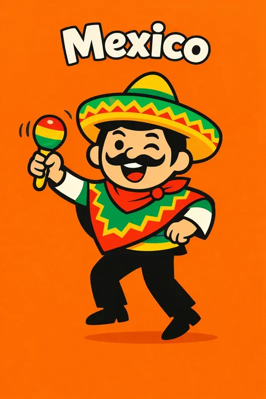 Country Cartoon Characters