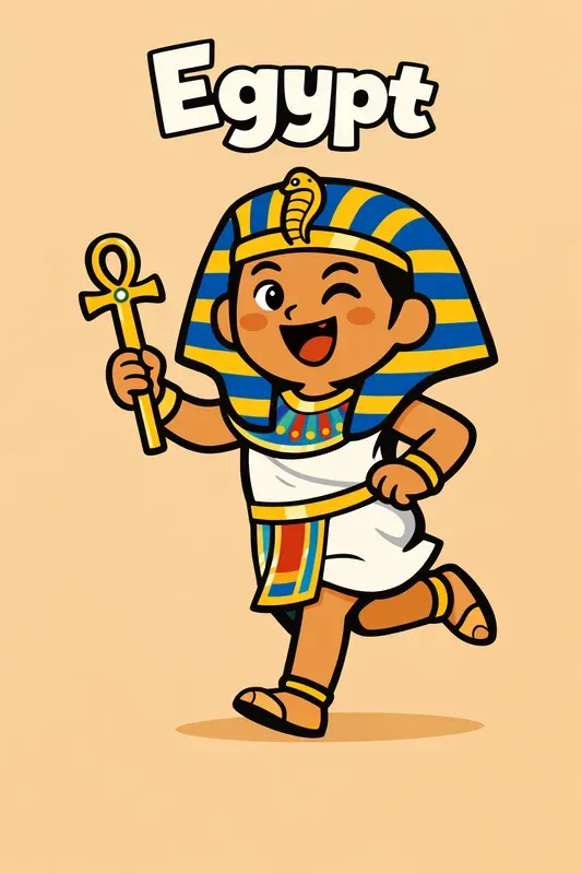 Country Cartoon Characters