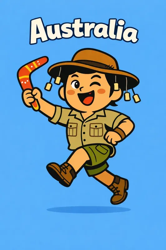 Country Cartoon Characters