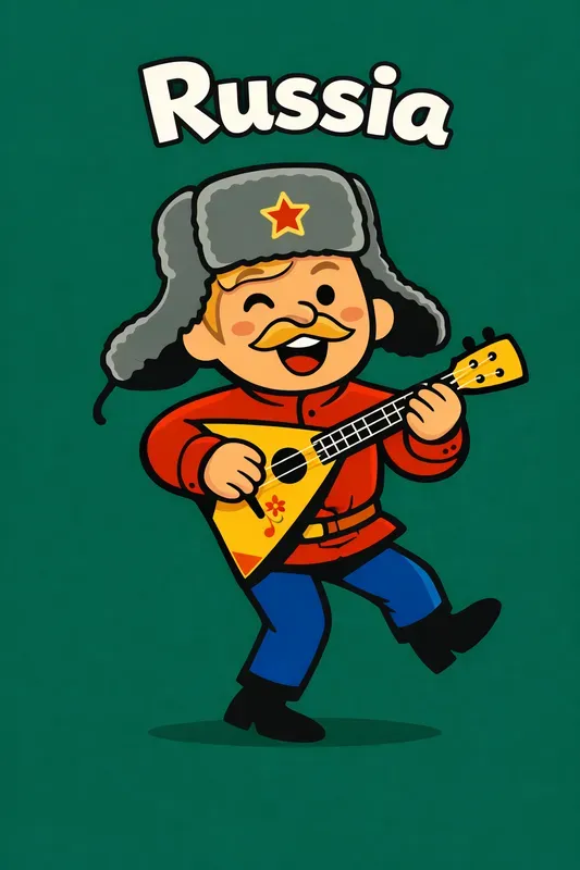 Country Cartoon Characters