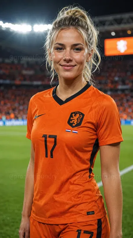 National Football Jersey Beauty Portraits