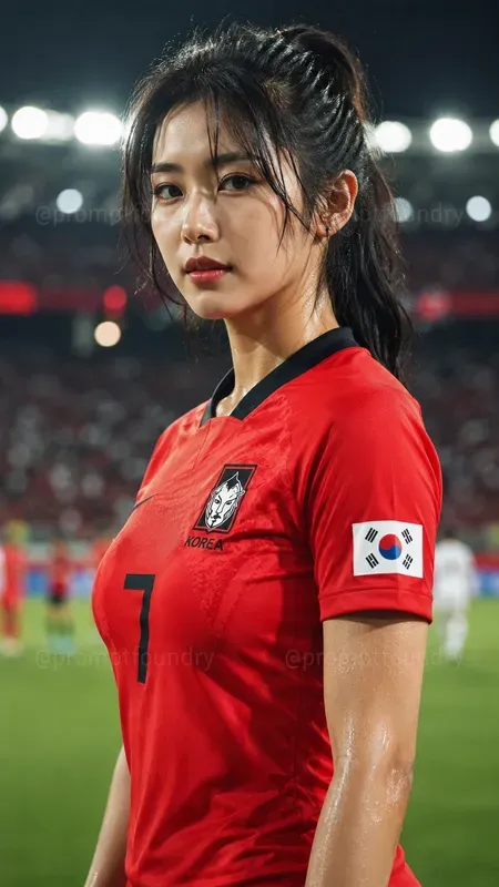 National Football Jersey Beauty Portraits